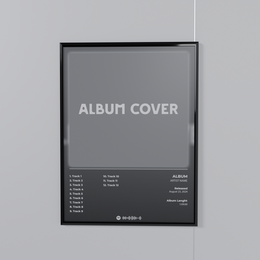 Album Cover Poster (with frame)